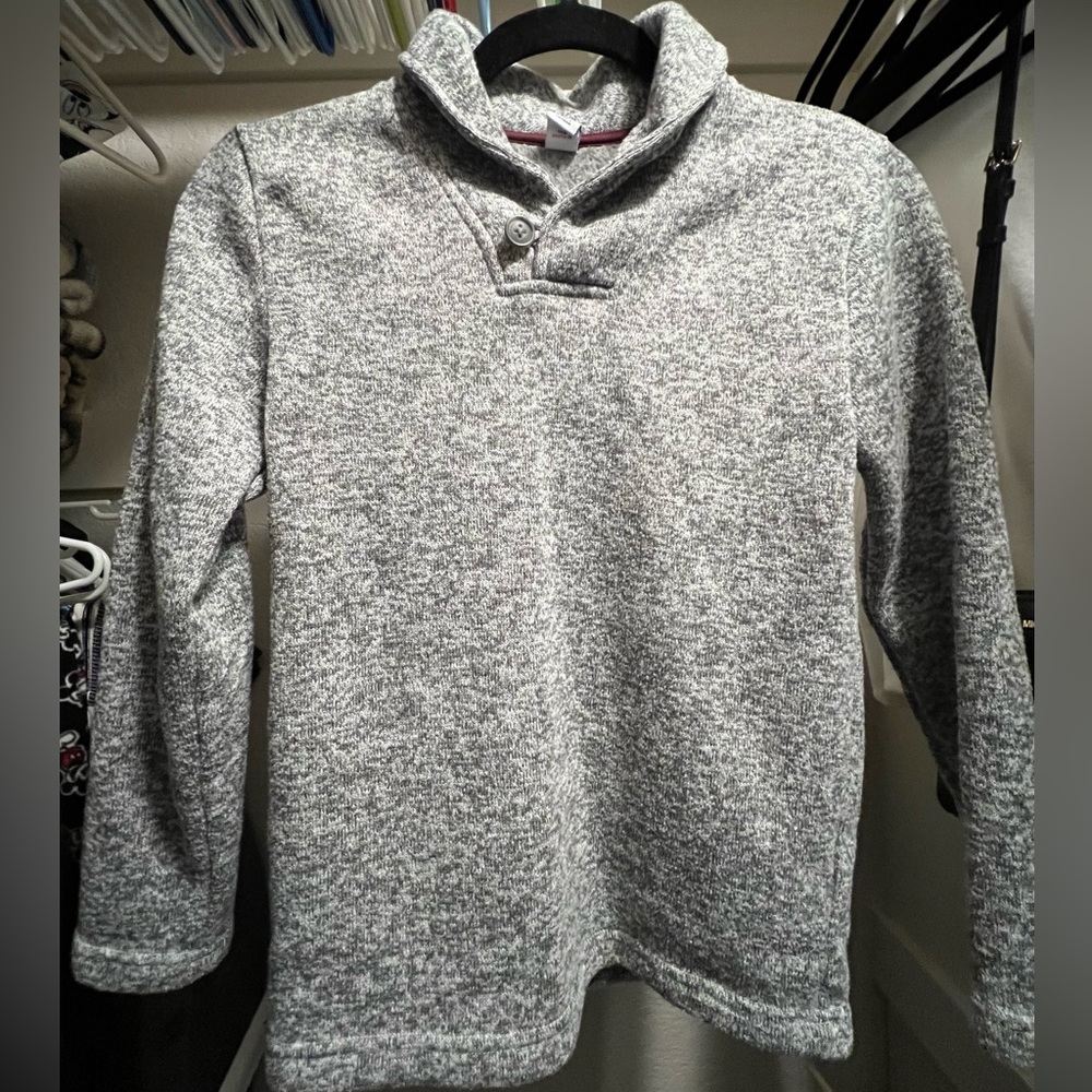 Boys old navy grey sweater side 10/12